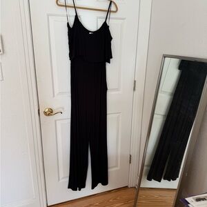 Black Sleeveless Jumpsuit